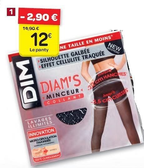 Collant diam's clearance minceur