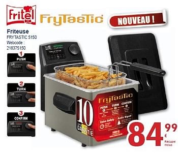 Laptop koel vertaling Fritel Fritel friteuse frytastic 5150 - En promotion chez Eldi