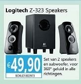 Promoties Logitech z-323 speakers - Logitech - Geldig van 07/10/2013 tot 15/11/2013 bij Compudeals