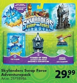 Promoties Skylanders swap force adventurepack - Activision - Geldig van 12/10/2013 tot 06/12/2013 bij Bart Smit