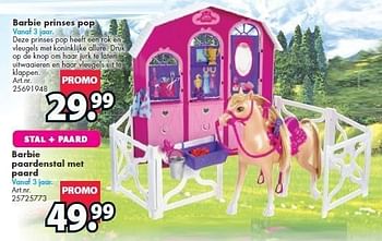 Aanbeveling Oranje diefstal Mattel Barbie prinses pop - Promotie bij Bart Smit