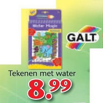 Promoties Tekenen met water - Galt - Geldig van 14/10/2013 tot 06/12/2013 bij Multi Bazar