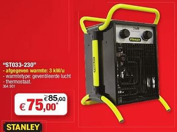 Stanley Elektrische verwarming st033-230 - Promotie