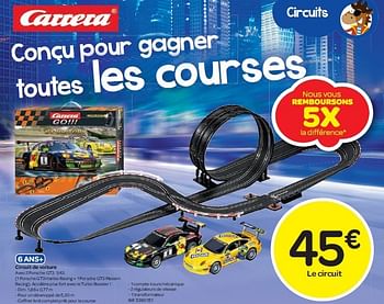 Promotion Carrefour Circuit De Voiture Carrera Jouets Valide Jusqua 4 Promobutler