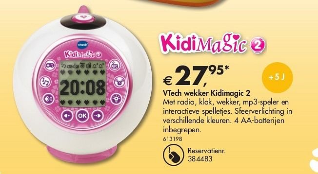 Vtech Vtech wekker kidimagic 2 En promotion chez Dreamland