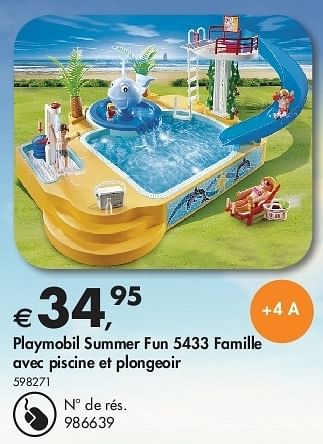 piscine playmobil 5433 prix