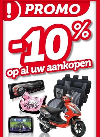 Promoties -10% op al uw aankopen - Huismerk - Auto 5  - Geldig van 21/10/2013 tot 06/11/2013 bij Auto 5