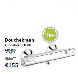 Promoties Douchekraan - Grohe - Geldig van 24/10/2013 tot 11/11/2013 bij Cevo Market