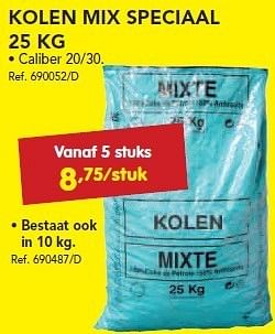 Promoties Kolen mix speciaal - Huismerk - Group Meno  - Geldig van 28/10/2013 tot 23/11/2013 bij Group Meno