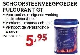 Promoties Schoorsteenveegpoeder fulgurant gt - Fulgurant - Geldig van 28/10/2013 tot 23/11/2013 bij Group Meno