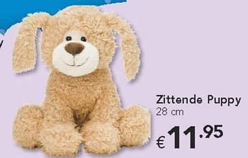 Promoties Zittende puppy - Anna Club Plush - Geldig van 29/10/2013 tot 06/12/2013 bij Euro Shop