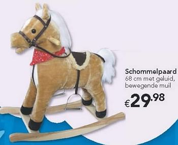 Promoties Schommelpaard - Huismerk - Euroshop - Geldig van 29/10/2013 tot 06/12/2013 bij Euro Shop