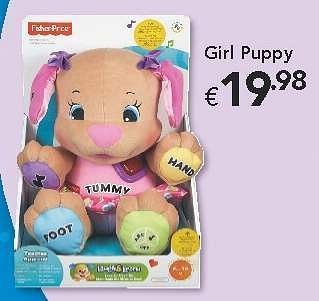 Promotions Girl puppy - Fisher-Price - Valide de 29/10/2013 à 06/12/2013 chez Euro Shop