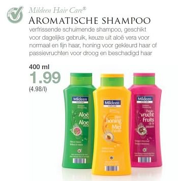 hair care aromatische shampoo Promotie bij Aldi