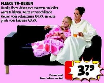 Wauw motor bewaker Huismerk - Kruidvat Fleece tv-deken voor kind - Promotie bij Kruidvat