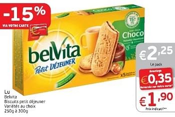 Promotion Intermarche Lu Belvita Biscuits Petit Dejeuner Lu Alimentation Valide Jusqua 4 Promobutler