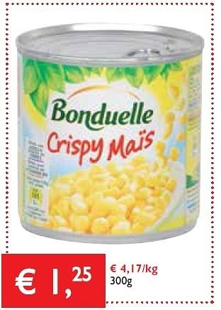 Promoties Crispy maïs - Crispy - Geldig van 07/11/2013 tot 19/11/2013 bij Prima