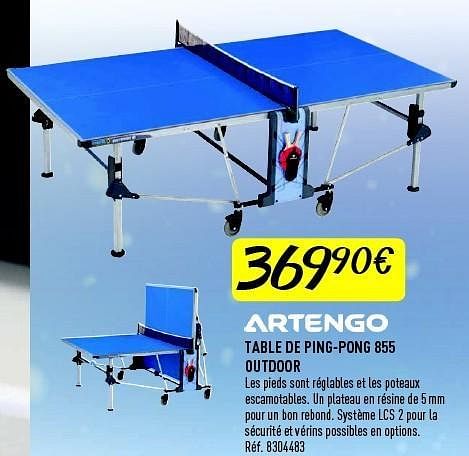 Table de ping-pong 855 outdoor 