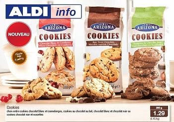 Promotion Aldi Cookies Arizona Alimentation Valide Jusqua 4 Promobutler