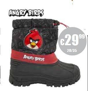 Promoties Laarzen - Angry Birds - Geldig van 18/11/2013 tot 30/11/2013 bij Berca