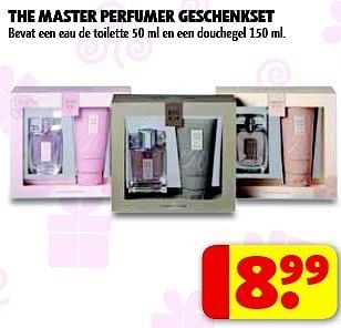 Promoties The master perfumer geschenkset - The Master Perfumer - Geldig van 19/11/2013 tot 24/11/2013 bij Kruidvat