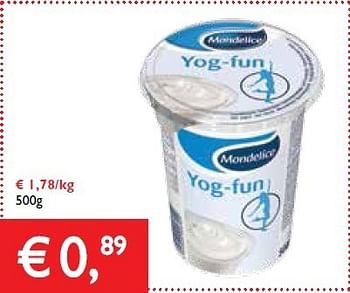 Promoties Yog-fun - Mondelice - Geldig van 21/11/2013 tot 03/12/2013 bij Prima