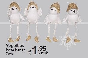 Promoties Vogeltjes losse benen - Huismerk - Euroshop - Geldig van 22/11/2013 tot 31/12/2013 bij Euro Shop