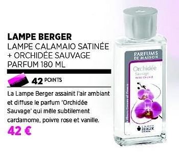 Berger Lampe berger calamaio satinee + orchidee sauvage parfum Promotie bij ICI PARIS XL