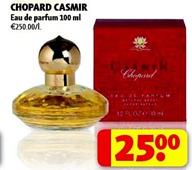 Chopard Chopard casmir eau de parfum Promotie bij Kruidvat