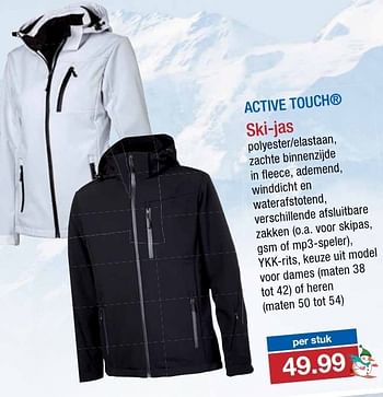 verwennen Persoon belast met sportgame Ga naar het circuit ACTIVE TOUCH Active-touch ski-jas - Promotie bij Aldi