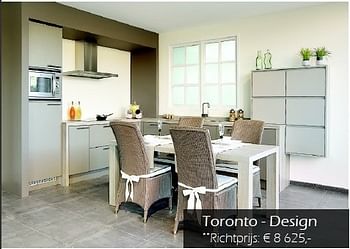 Promoties Toronto - design - Huismerk - Dovy Keukens - Geldig van 28/11/2013 tot 31/12/2013 bij Dovy Keukens