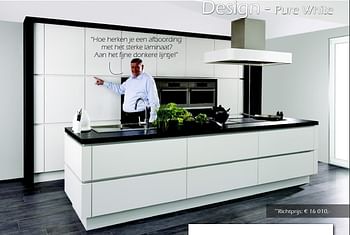Promoties Design - pure white - Huismerk - Dovy Keukens - Geldig van 28/11/2013 tot 31/12/2013 bij Dovy Keukens