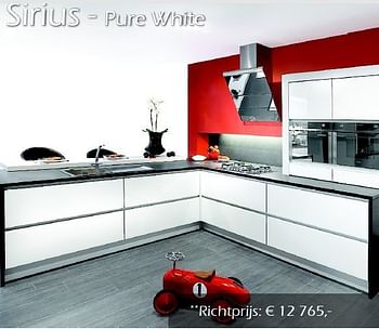 Promoties Sirius - pure white - Huismerk - Dovy Keukens - Geldig van 28/11/2013 tot 31/12/2013 bij Dovy Keukens