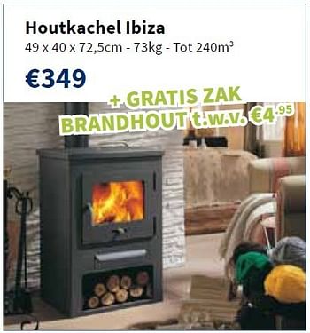 Promoties Houtkachel ibiza - Huismerk - Cevo - Geldig van 28/11/2013 tot 18/12/2013 bij Cevo Market