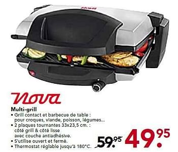 Promotions Nova multi-grill - Nova - Valide de 02/12/2013 à 31/12/2013 chez Blokker