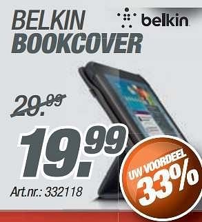 Promoties Belkin bookcover - BELKIN - Geldig van 09/12/2013 tot 23/12/2013 bij Auva
