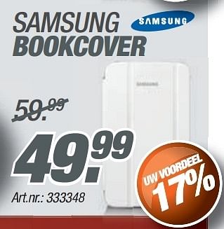 Promoties Samsung bookcover - Samsung - Geldig van 09/12/2013 tot 23/12/2013 bij Auva