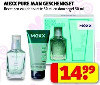 Promoties Mexx pure man geschenkset - Mexx - Geldig van 10/12/2013 tot 24/12/2013 bij Kruidvat
