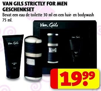 Promoties Van gils strictly for men geschenkset - Van Gils - Geldig van 10/12/2013 tot 24/12/2013 bij Kruidvat