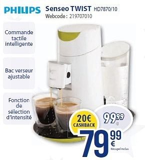 Philips Philips twist hd7870-10 - Promotie Eldi