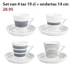 Promoties Set van 4 tas + ondertas - S&P - Geldig van 16/12/2013 tot 12/01/2014 bij Freetime