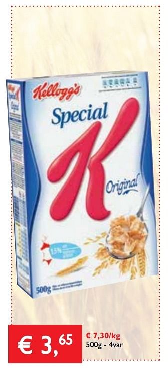 Promoties Kellog`s special k - Kellogg's - Geldig van 02/01/2014 tot 14/01/2014 bij Prima