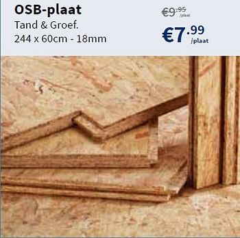 Promoties Osb-plaat - Huismerk - Cevo - Geldig van 02/01/2014 tot 15/01/2014 bij Cevo Market