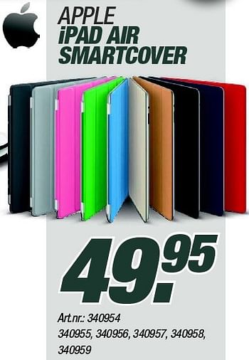 Promoties Apple ipad air smartcover - Apple - Geldig van 03/01/2014 tot 19/01/2014 bij VCD