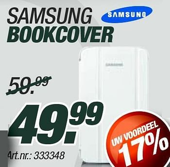 Promoties Samsung bookcover - Samsung - Geldig van 03/01/2014 tot 19/01/2014 bij Auva