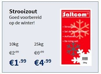 Promoties Strooizout - Huismerk - Cevo - Geldig van 16/01/2014 tot 29/01/2014 bij Cevo Market