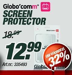 Promoties Globo`comm screen protector - Globo'Comm - Geldig van 20/01/2014 tot 16/02/2014 bij Auva