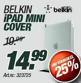 Promoties Belkin ipad mini cover - BELKIN - Geldig van 20/01/2014 tot 16/02/2014 bij Auva