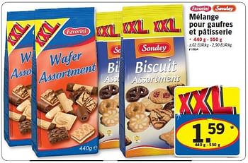 Sondey Melange Pour Gaufres Et Patisserie En Promotion Chez Lidl