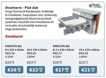 Promoties Xtratherm - plat dak - XtraTherm - Geldig van 30/01/2014 tot 12/02/2014 bij Cevo Market